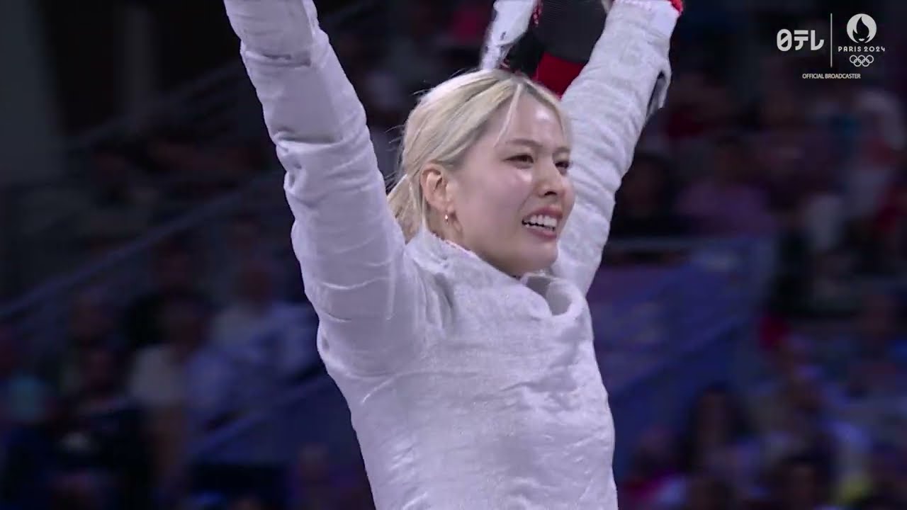 【フェンシング女子サーブル団体3位決定戦】史上初の快挙！銅メダル獲得！高嶋理紗・尾崎世梨・福島史帆実・江村美咲｜パリオリンピック™