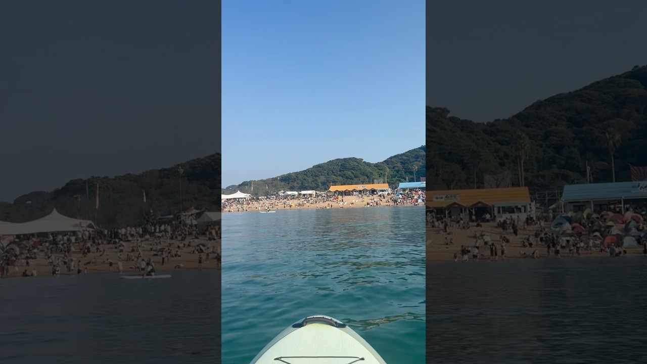 海からsunsetliveを見たら平和な時間だったな〜😇 #shorts #sunsetlive #sups #サンセットライブ #vlog