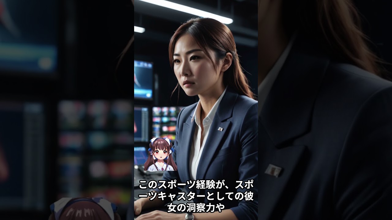 【女子アナウンサーに関する面白雑学】宮司愛海   フジテレビのアナウンサーで、スポーツキャスターとしても活躍。特技は水泳で、全国大会にも出場経験がある