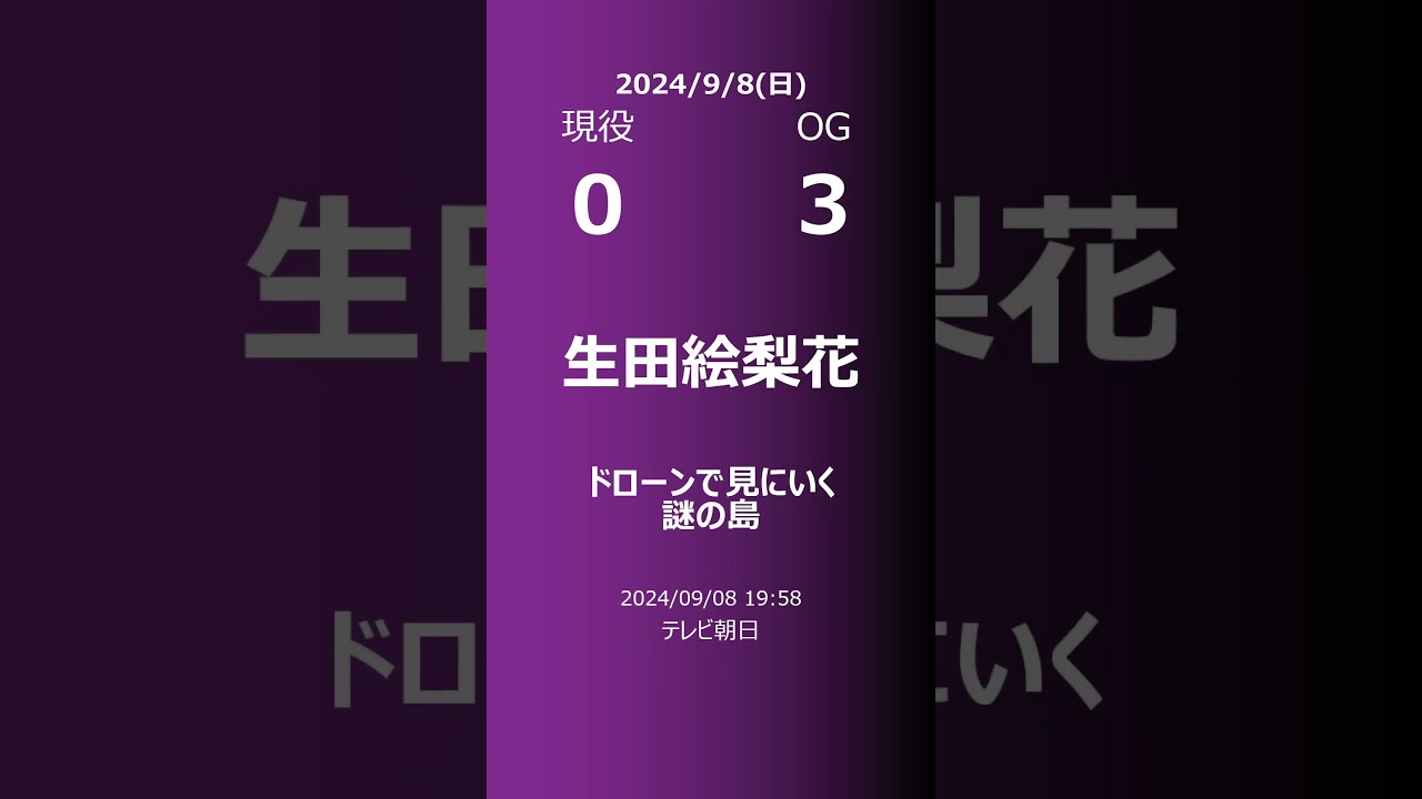 【明日の乃木坂】現役・OG 2024/09/08 #shorts #乃木坂46 【番組出演】