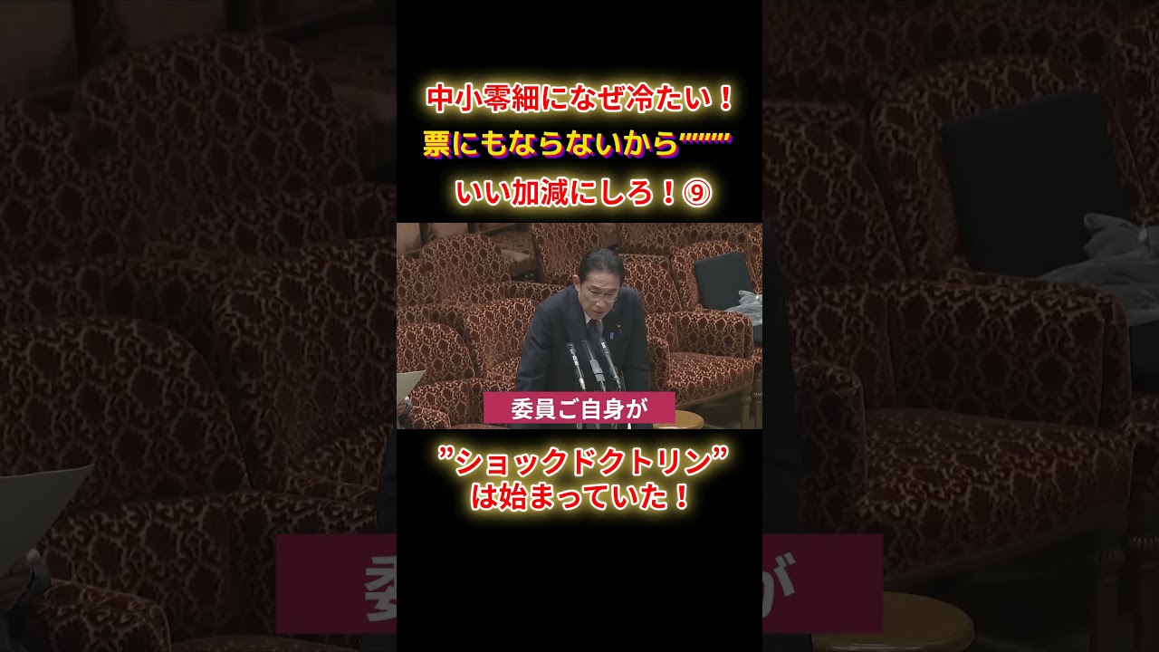 ショックドクトリンは始まっていたショートE9 #shorts #れいわ #れいわ新選組 #山本太郎