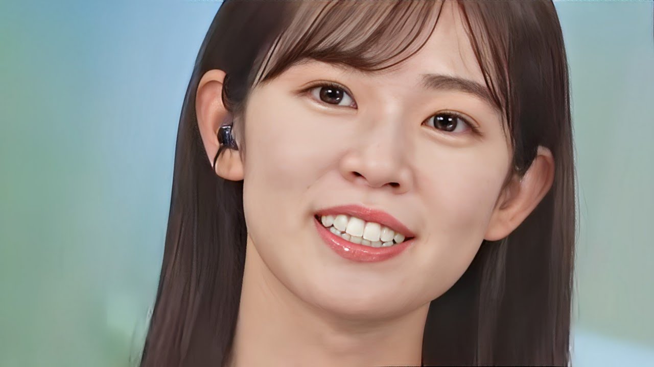 コマーシャル明けの一瞬が映される青原桃香さんと山口剛央さんの滑舌