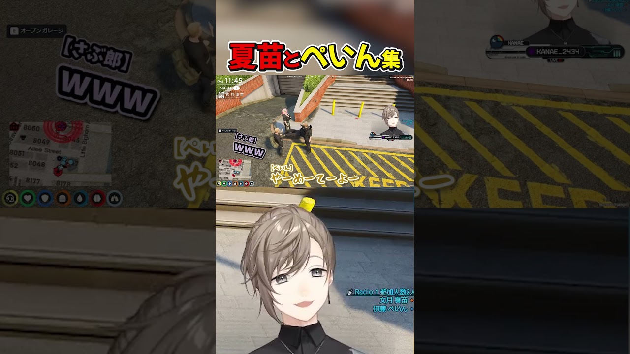 夏苗とぺいん集【無馬かな/叶/伊藤ぺいん/ぺいんと/ストグラ/ALLIN/アルカナ/Arcana】 #叶 #ストグラ #無馬かな