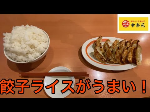 【柴犬飼い主54歳】幸楽苑で餃子ライスを食べに行ってみた！