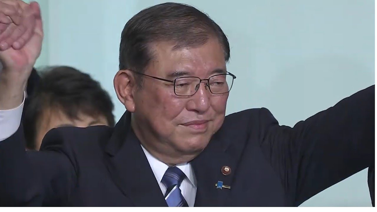 【自民党総裁選】新総裁に石破茂氏選出