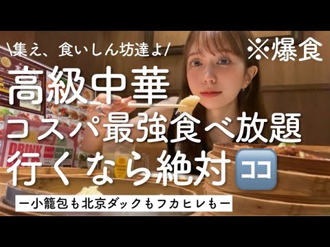 【ドカ食い】ぼっちで高級中華食べ放題をひたすらに食べ続ける幸せな祝日