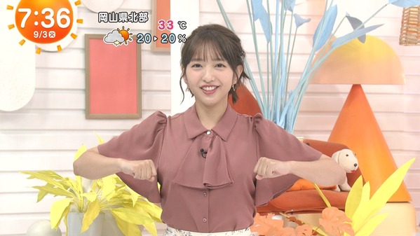【画像】今日の藤本万梨乃さん　9.3