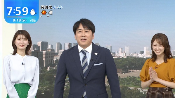 【画像】今日の吉村恵里子さんと一ノ瀬美空さん　9.18