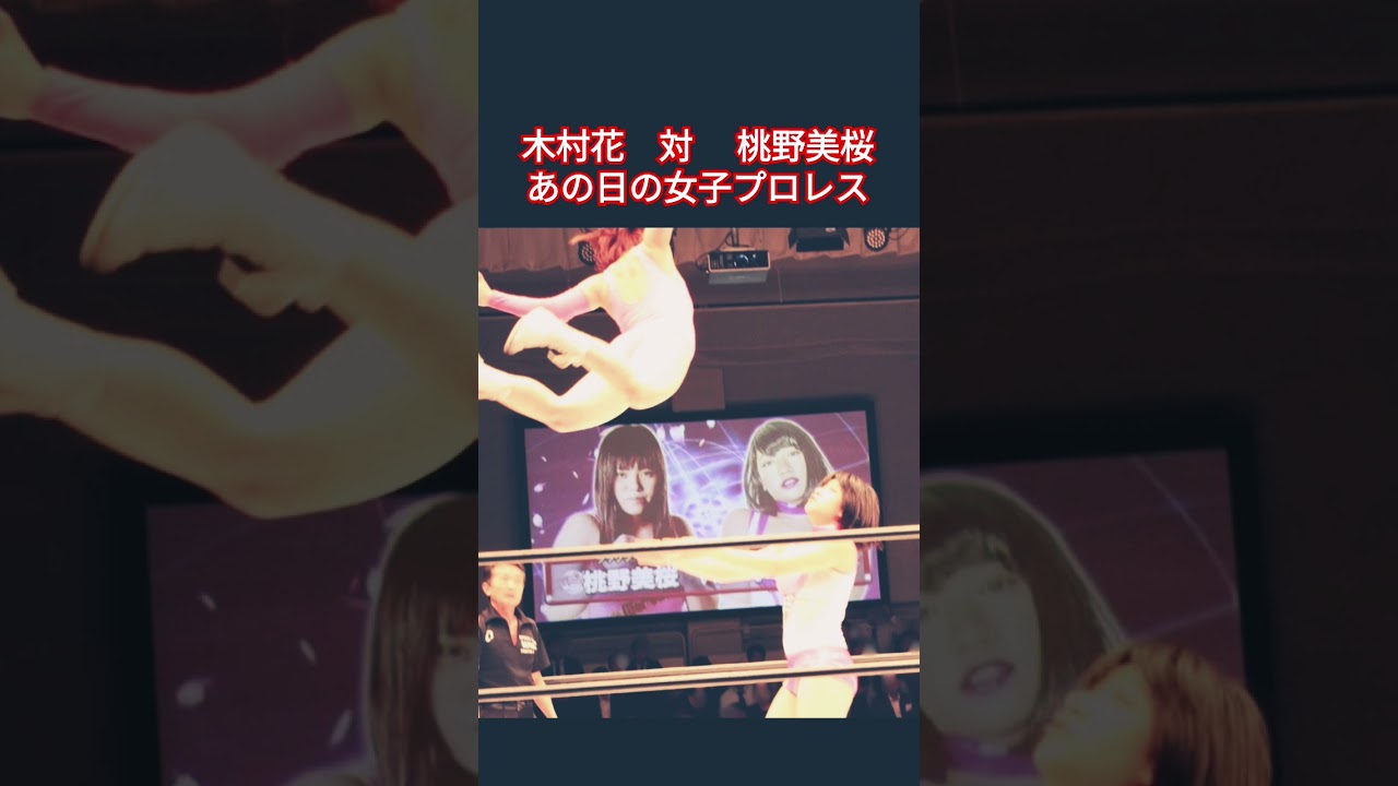桃野美桜と木村花　あの日の女子プロレス