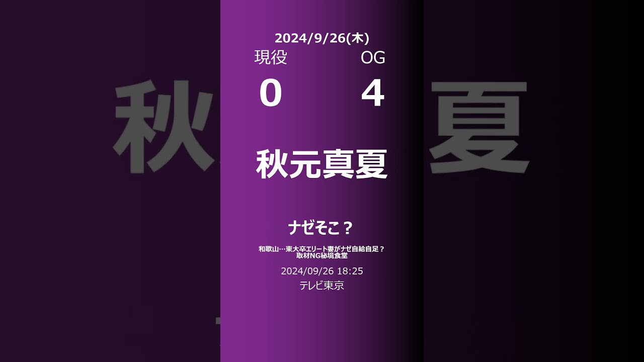 【明日の乃木坂】現役・OG 2024/09/26 #shorts #乃木坂46 【番組出演】
