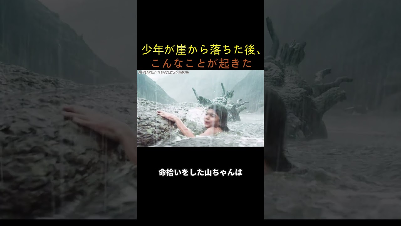 少年が崖から落ちた後、こんなことが起きた