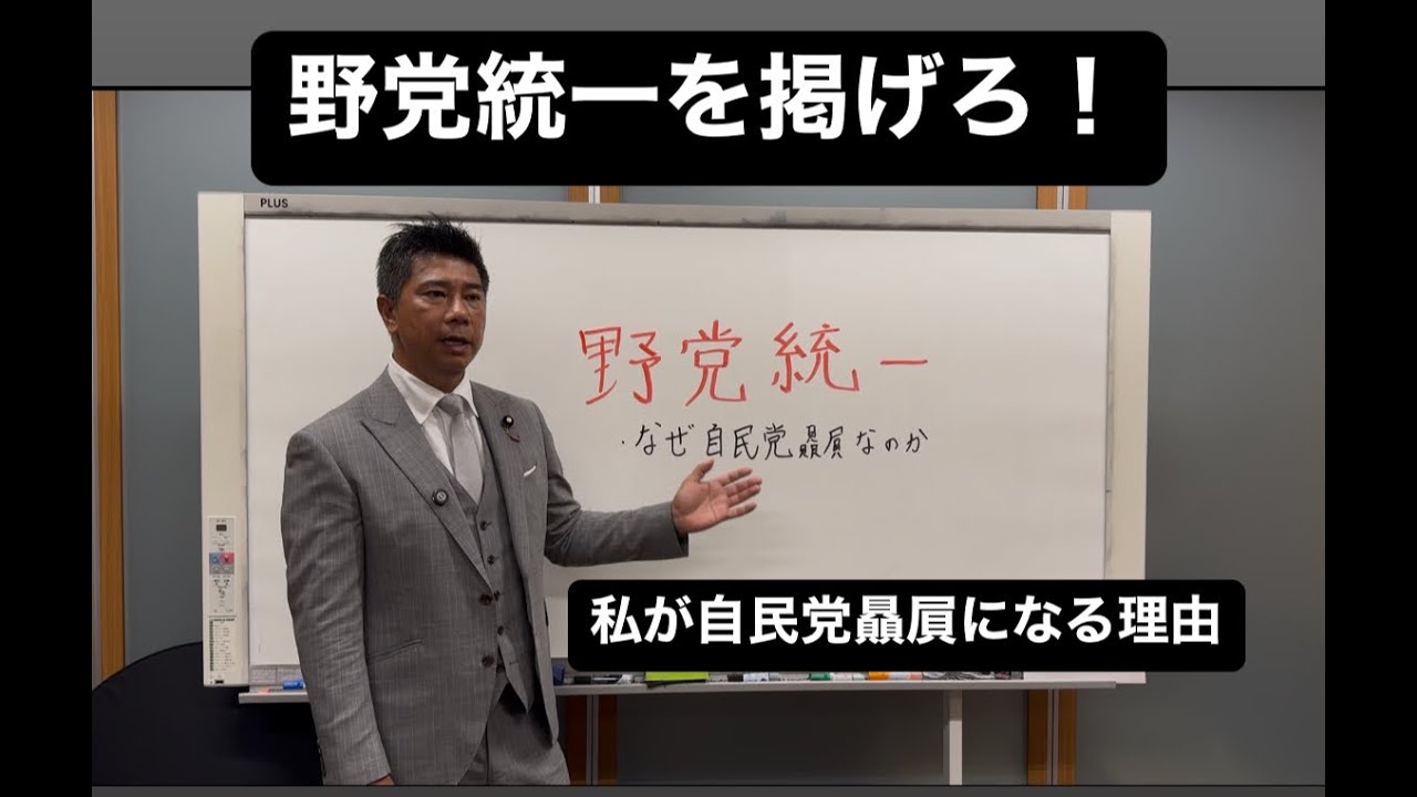 立憲民主党に物申す！なぜNHK党が自民党を応援するのか？