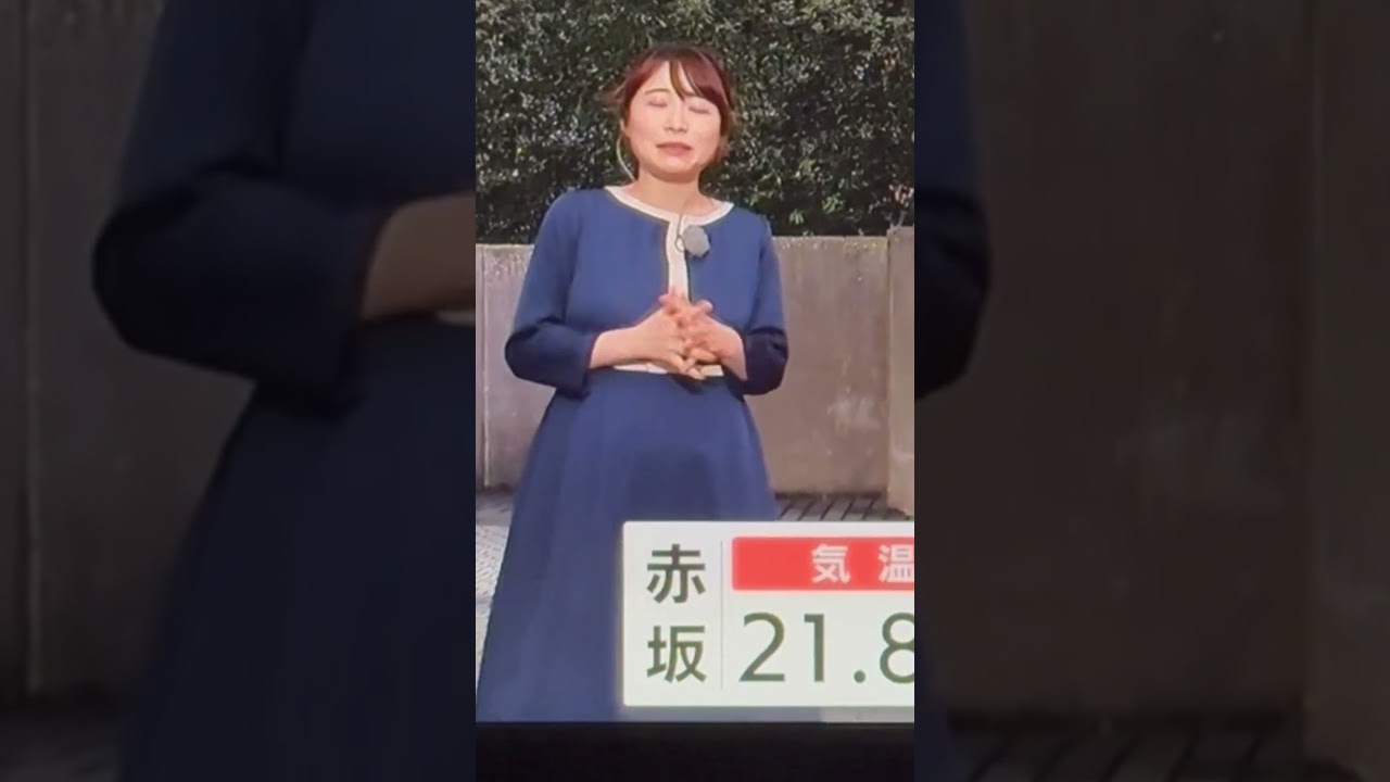 2024年10月3日…スカートが風に靡く予報士•國本未華❗️ #お天気お姉さん