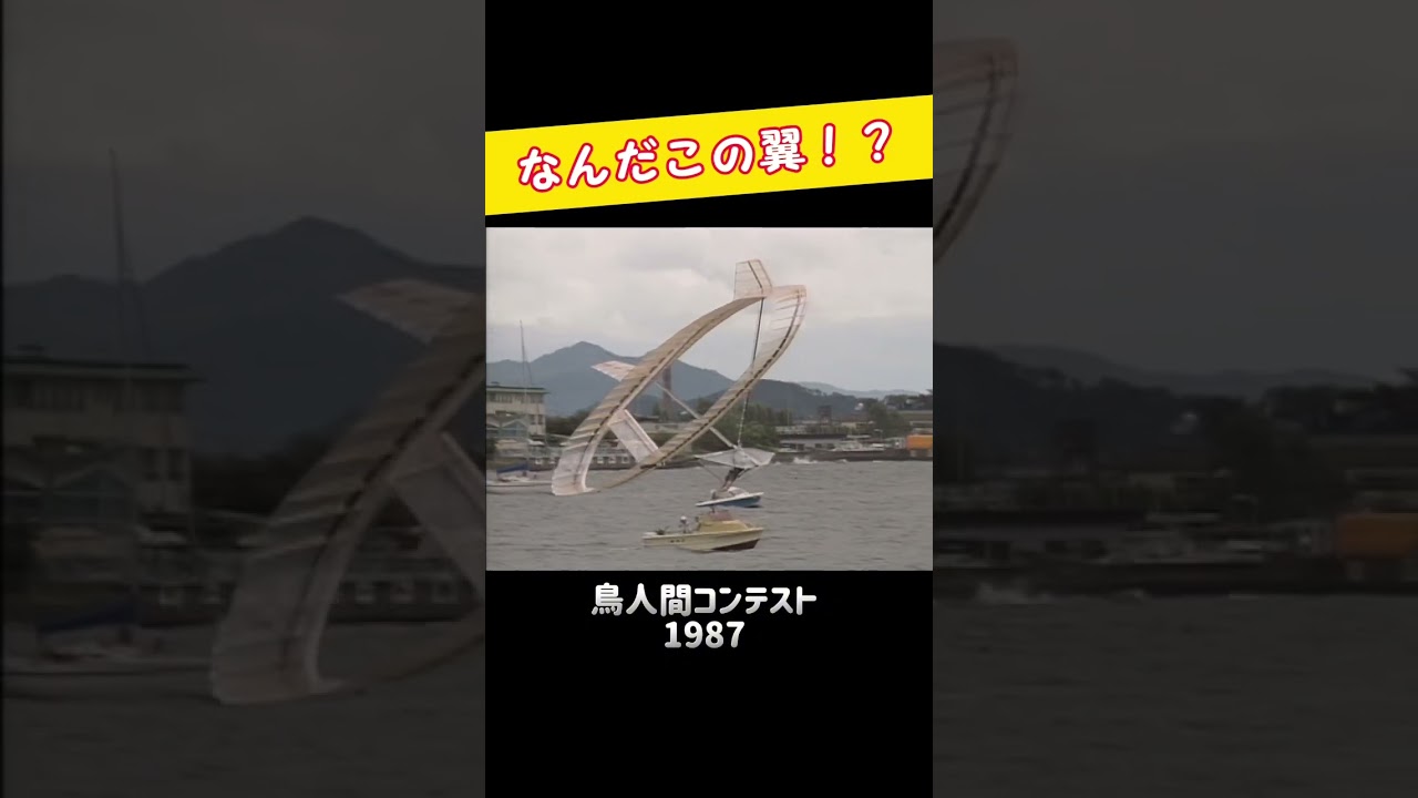 約40年前の映像とは思えない！古いけど新しい機体！「自由の森学園高等学校人力飛行機部」#鳥人間コンテスト #読売テレビ #滋賀県彦根市 #ytv
