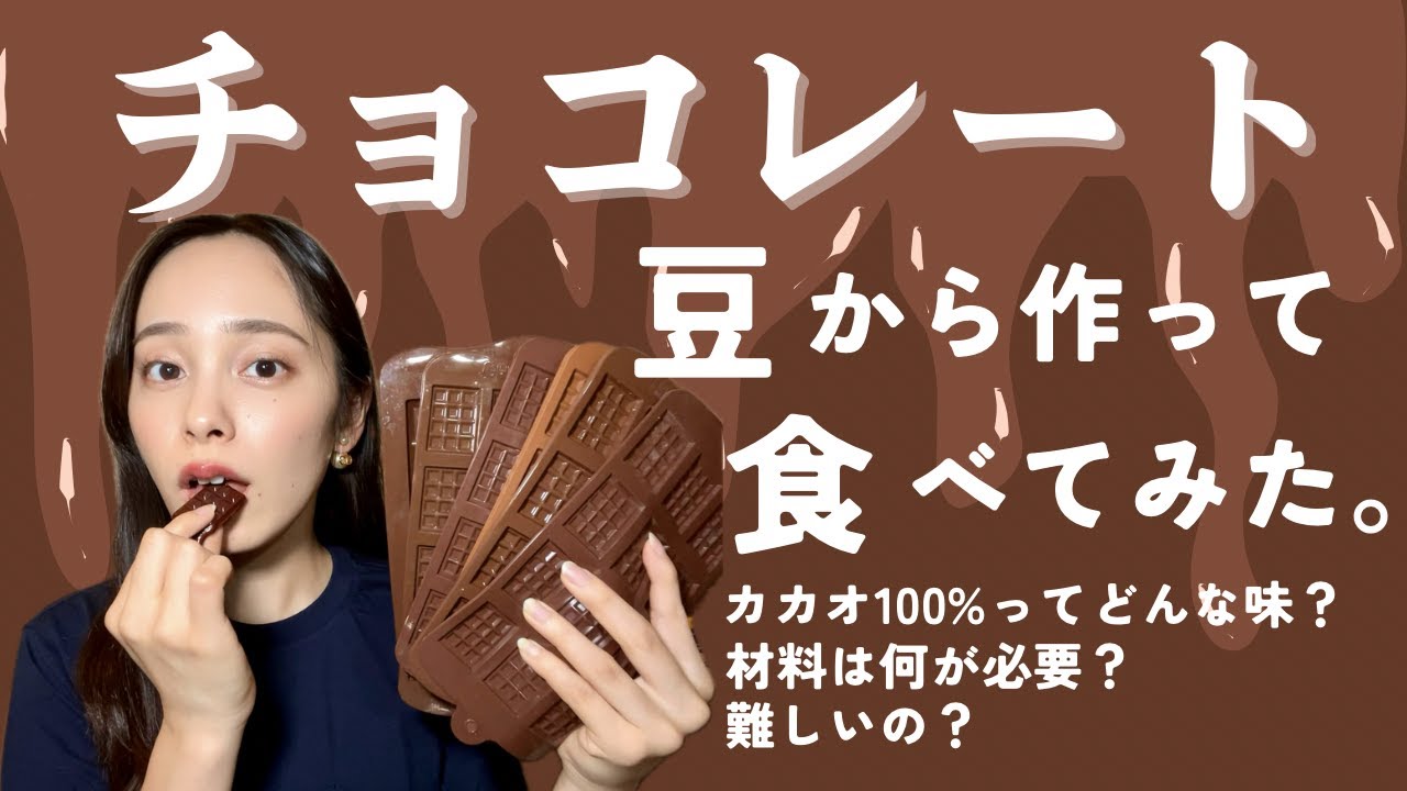 【初の料理企画】カカオ豆からチョコレート作ってみた