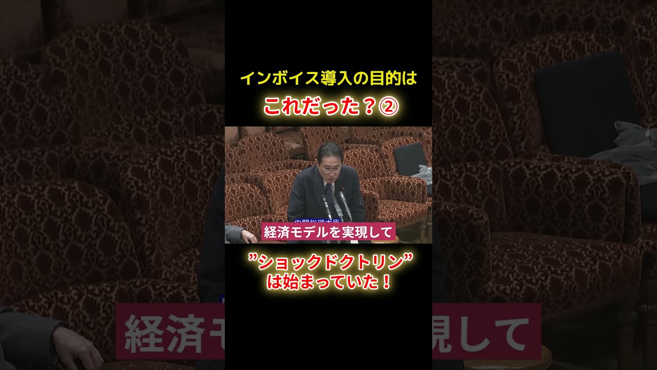 ショックドクトリンは始まっていたショートF2 #shorts #れいわ新選組 #山本太郎 #山本代表