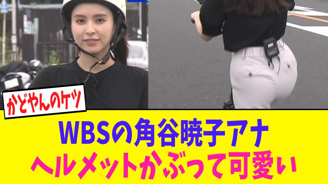 【画像】WBSの角谷暁子アナ、ケツを撮影されてしまう