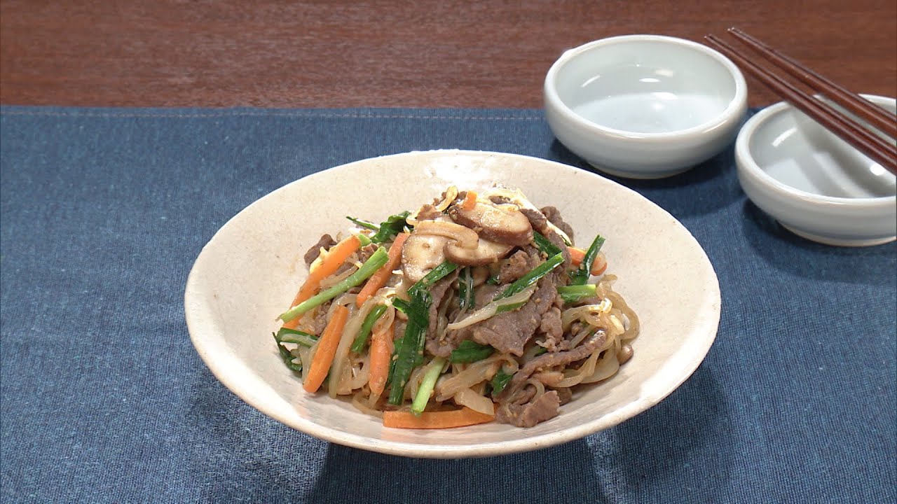 【3分クッキング公式】しらたきチャプチェ