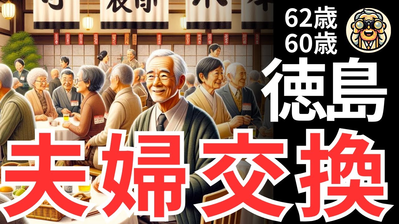 【シニア恋愛】夫婦交換　徳島の海の見える町で