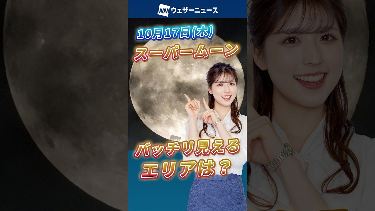 【スーパームーン】バッチリ見えるエリアは？🌕