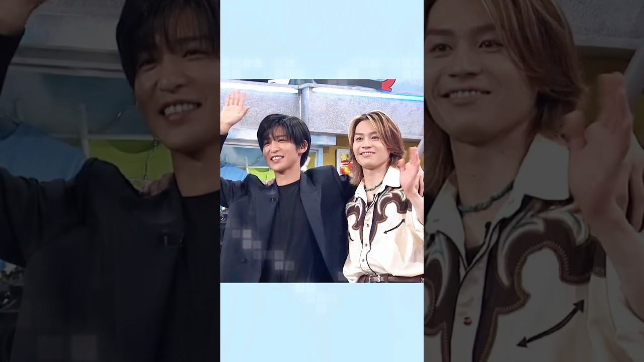 めめのこと鬼語りしてくれるげんちゃん笑 #目黒蓮 #松田元太 #snowman #shorts