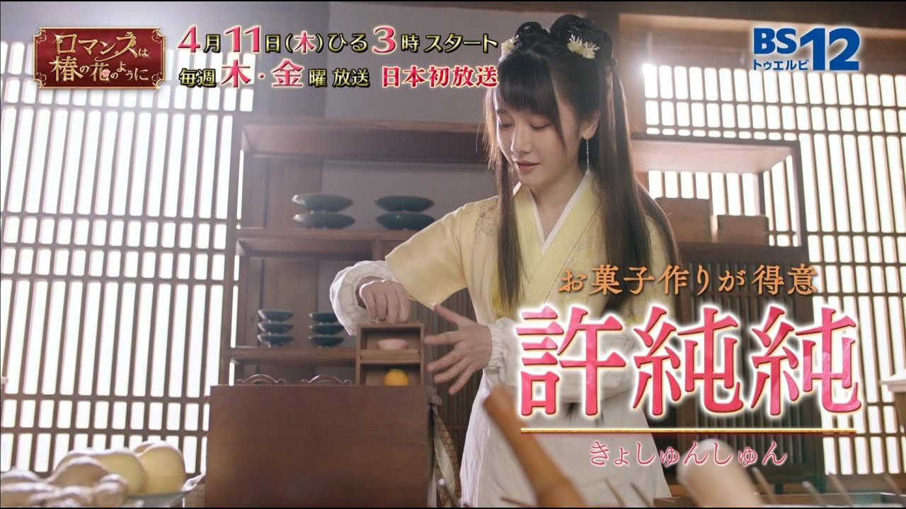 中国ドラマ「ロマンスは椿の花のように」│BS12