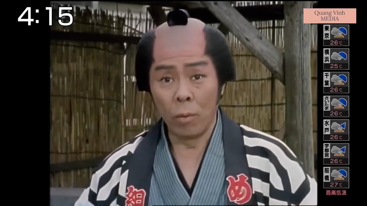 時代劇　別れし頃の笑福亭仁鶴、古谷一行、田中健