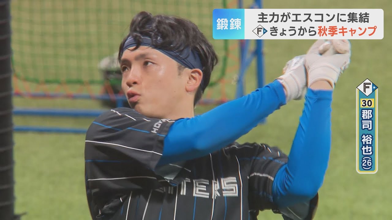 【ファイターズ】エスコンＦで秋季キャンプスタート  約6000人のファンの前で“鍛錬の秋”