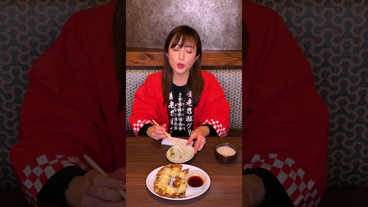 【韓激／チーズチヂミ】イッチー推しメニュー👆　 #shorts #韓激 #チヂミ #市野瀬瞳  #いっちー #アンバサダー