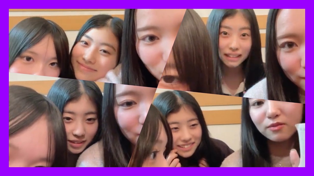 ゆうり姉さんと中学生の妹たち。ナングラを考えてる間妹たちはおちゃらけたり邪魔をしたりあ～だこ～だ。誰が歳上なのか。 2024年11月30日【村井悠莉/宮原心音/宮崎紗衣/NMB/SHOWROOM】