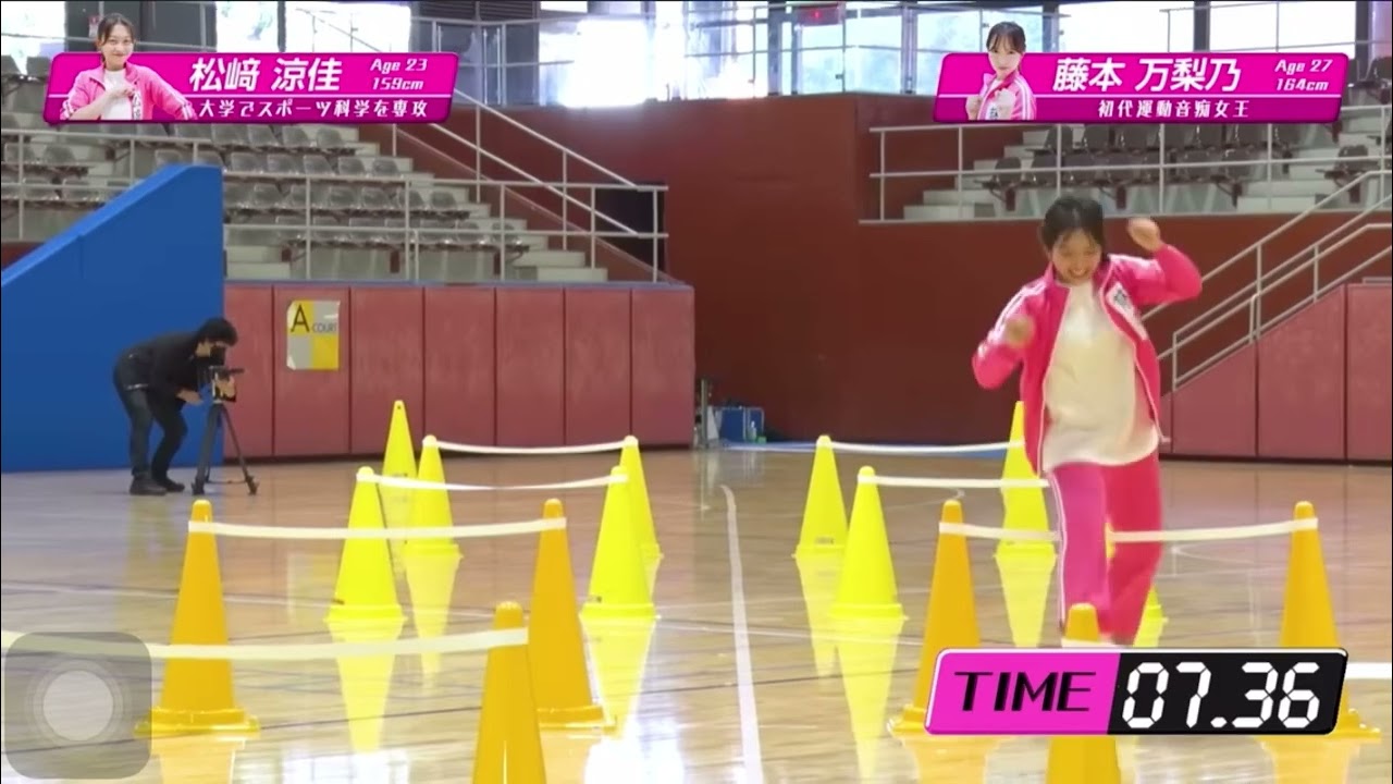 【美女切り抜き】藤本万梨乃アナが走ったら…