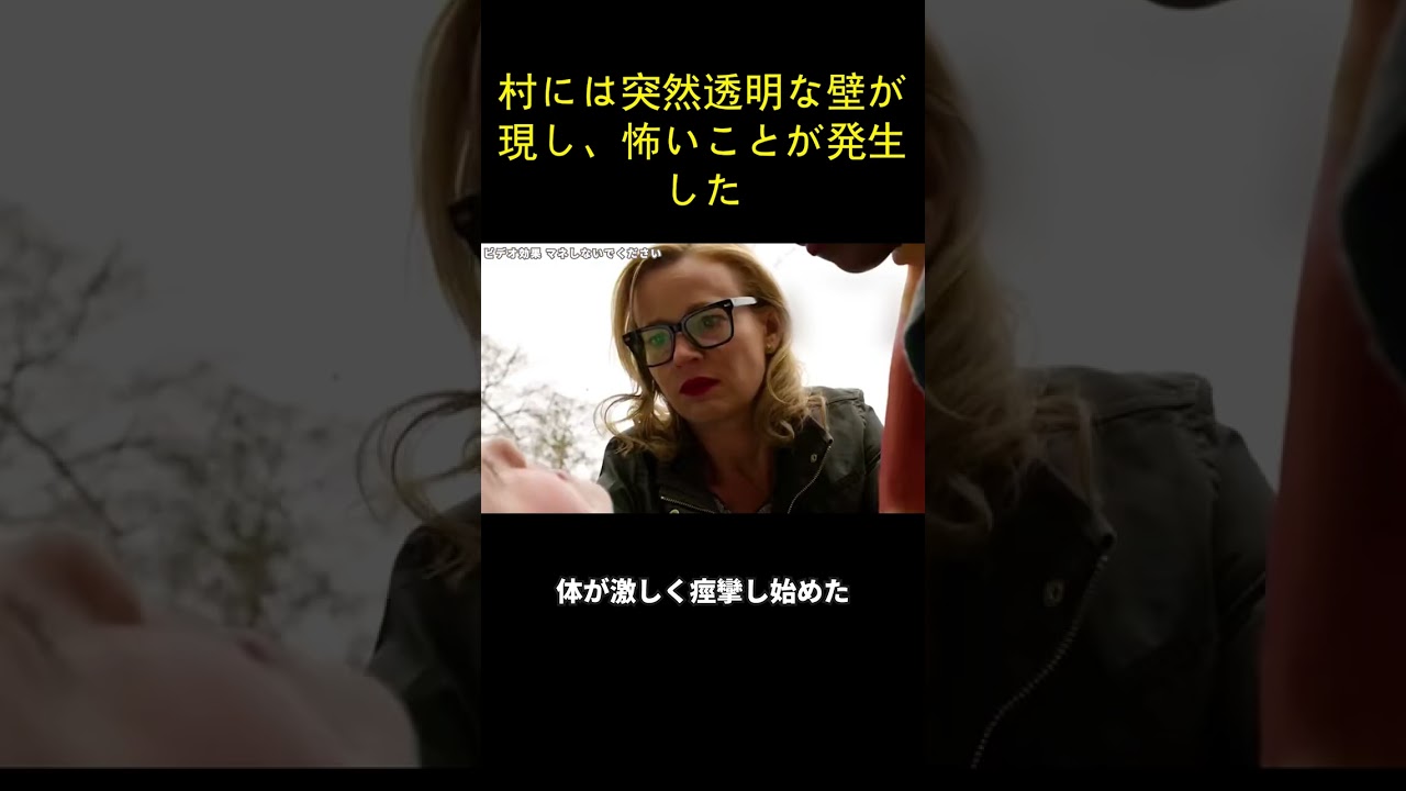 村には突然透明な壁が現し、怖いことが発生した