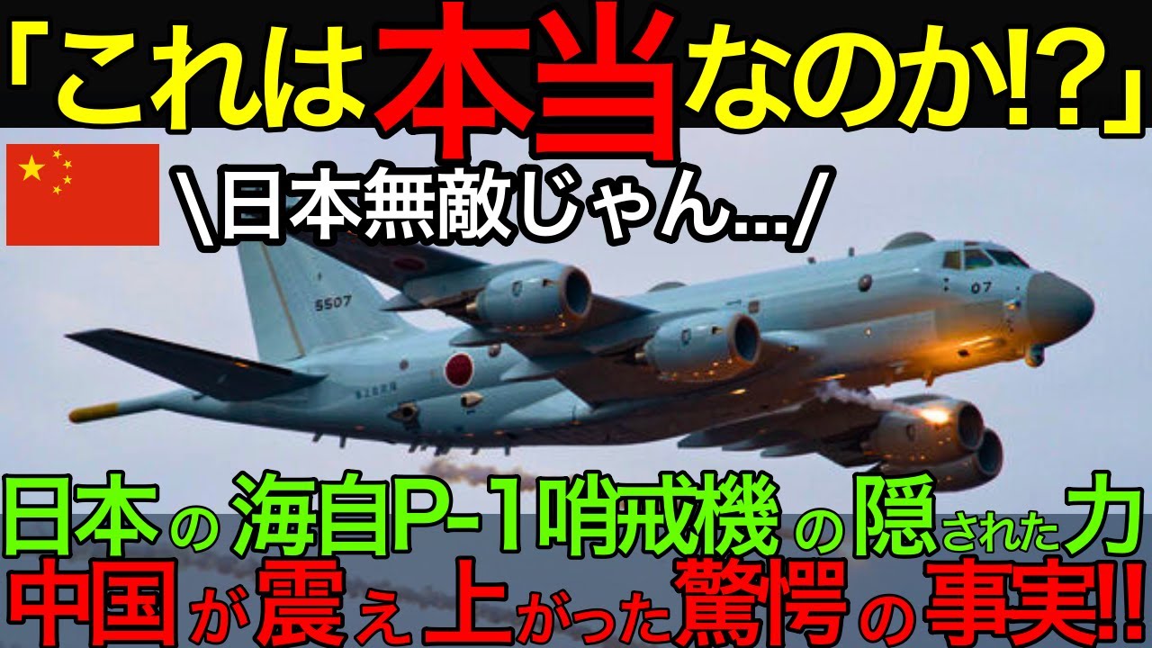 「これは本当なのか!?」日本の海自P-1哨戒機の隠された力、中国が震え上がった驚愕の事実！【海外の反応】 海外  日本  japan  #日本 #japan  #海外の反応 米軍 自衛隊 中国