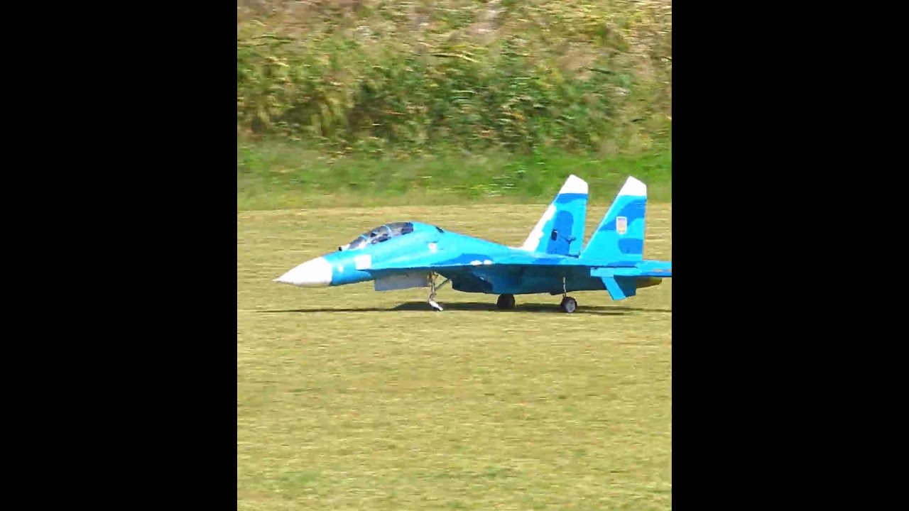 離陸に失敗するSu-27 #ラジコン飛行機 #ラジコン