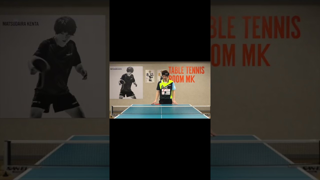 中国人選手が多用しているツッツキレシーブ【ワンポイントレッスン#119】#shorts