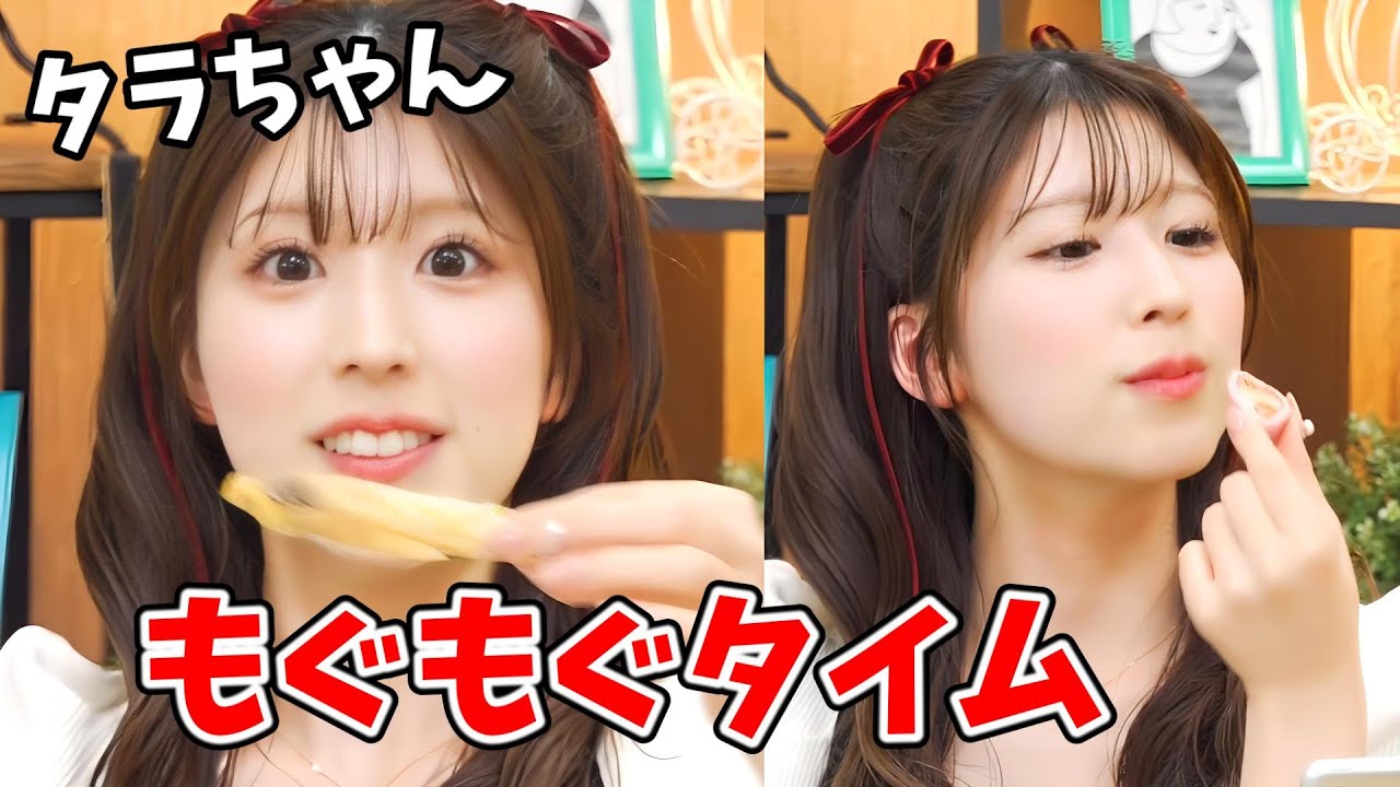 【小林李衣奈】グルメ福袋のお菓子＆おつまみをいただく李衣奈ちゃん【ウェザーニュース切り抜き】