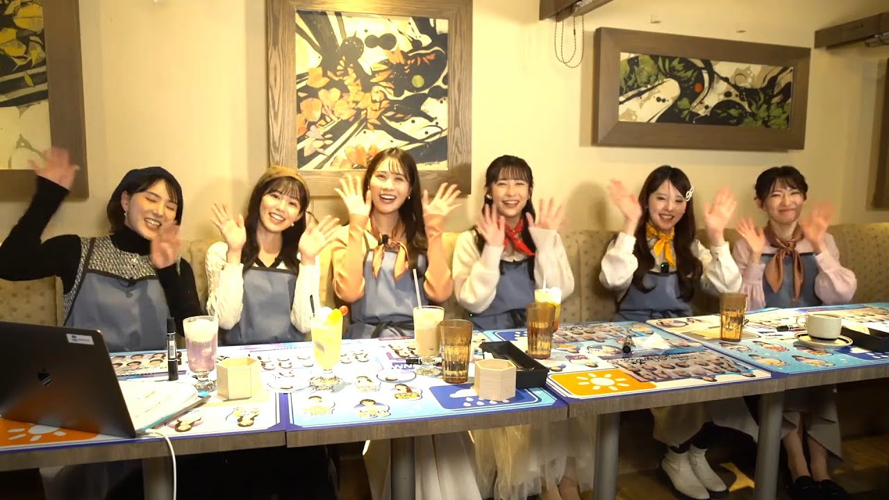 【白井ゆかり】【青原桃香】【戸北美月】【山岸愛梨】【小川千奈】【江川清音】1212_ウェザーニュースカフェ特番