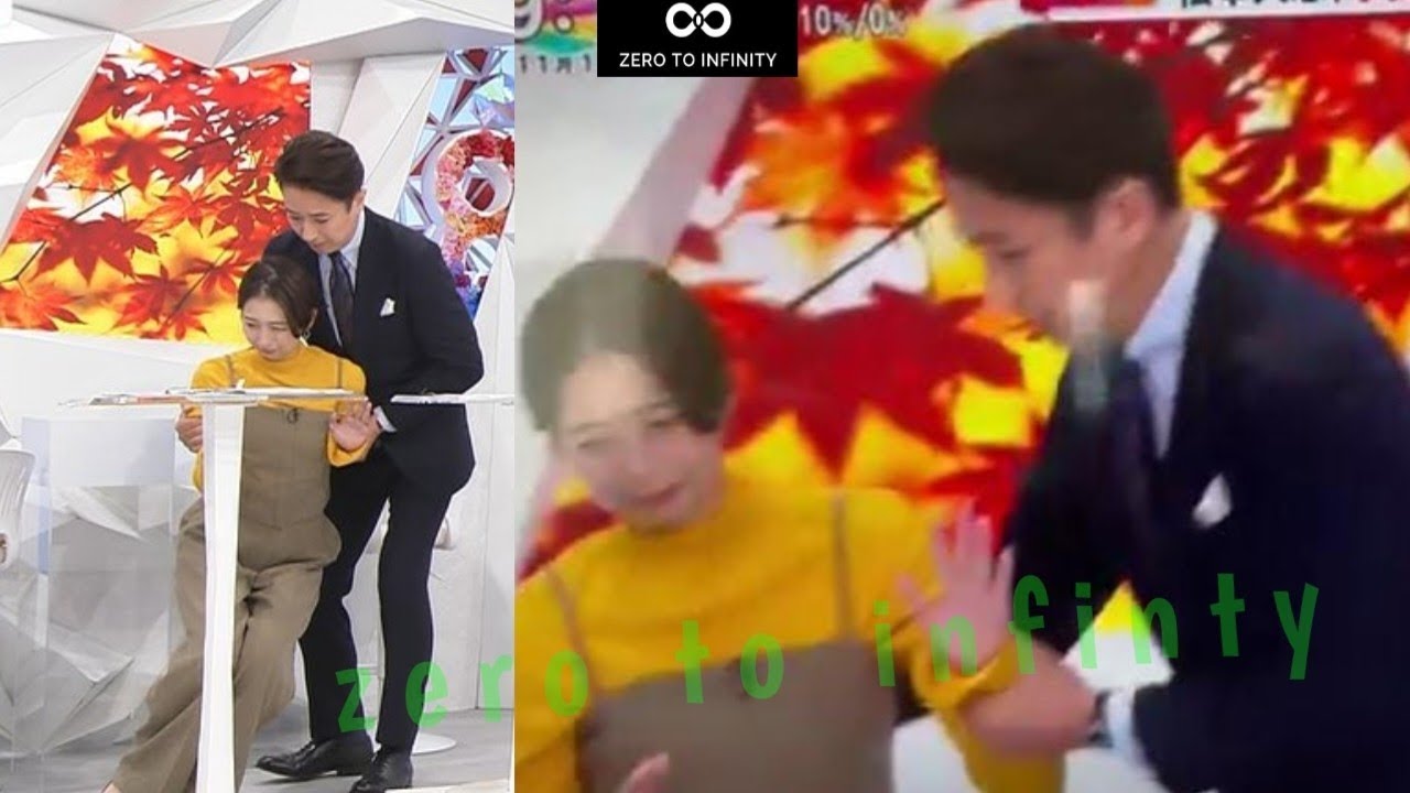 【めざまし8】フジ・小室瑛莉子アナウンサー「めざまし８」生放送出演中に倒れ、ＭＣの谷原章介が支える【谷原章介】【小室アナ】【小室瑛莉子】