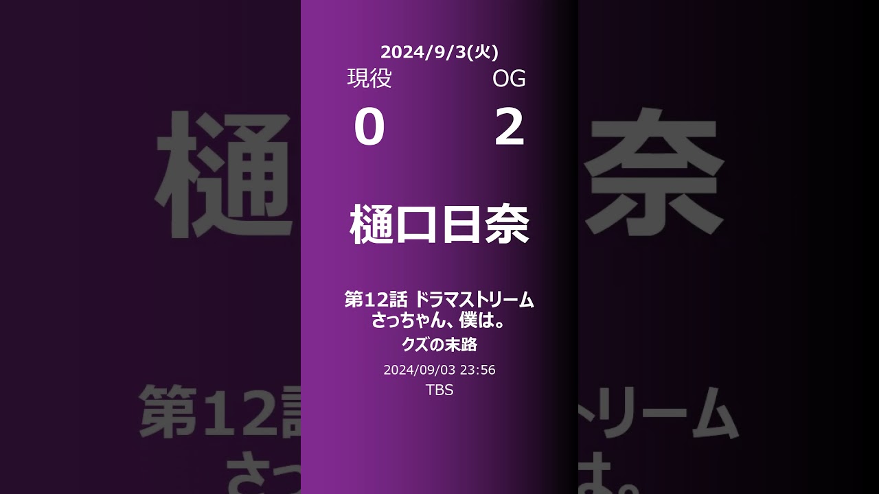【明日の乃木坂】現役・OG 2024/09/03 #shorts #乃木坂46 【番組出演】