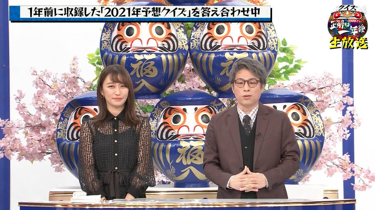 「クイズ正解は一年後 2024-2021」田村淳と枡田絵理奈がMCを務 有吉弘行 × 田村 淳 × バイきんぐ × FUJIWARA × チョコレートプラネット × おぎやはぎ
