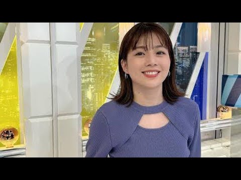 テレ朝・田中萌アナ、美肩みせワンピース衣装に[Japan news]「そのままクリスマスパーティーに行けそう」の声
