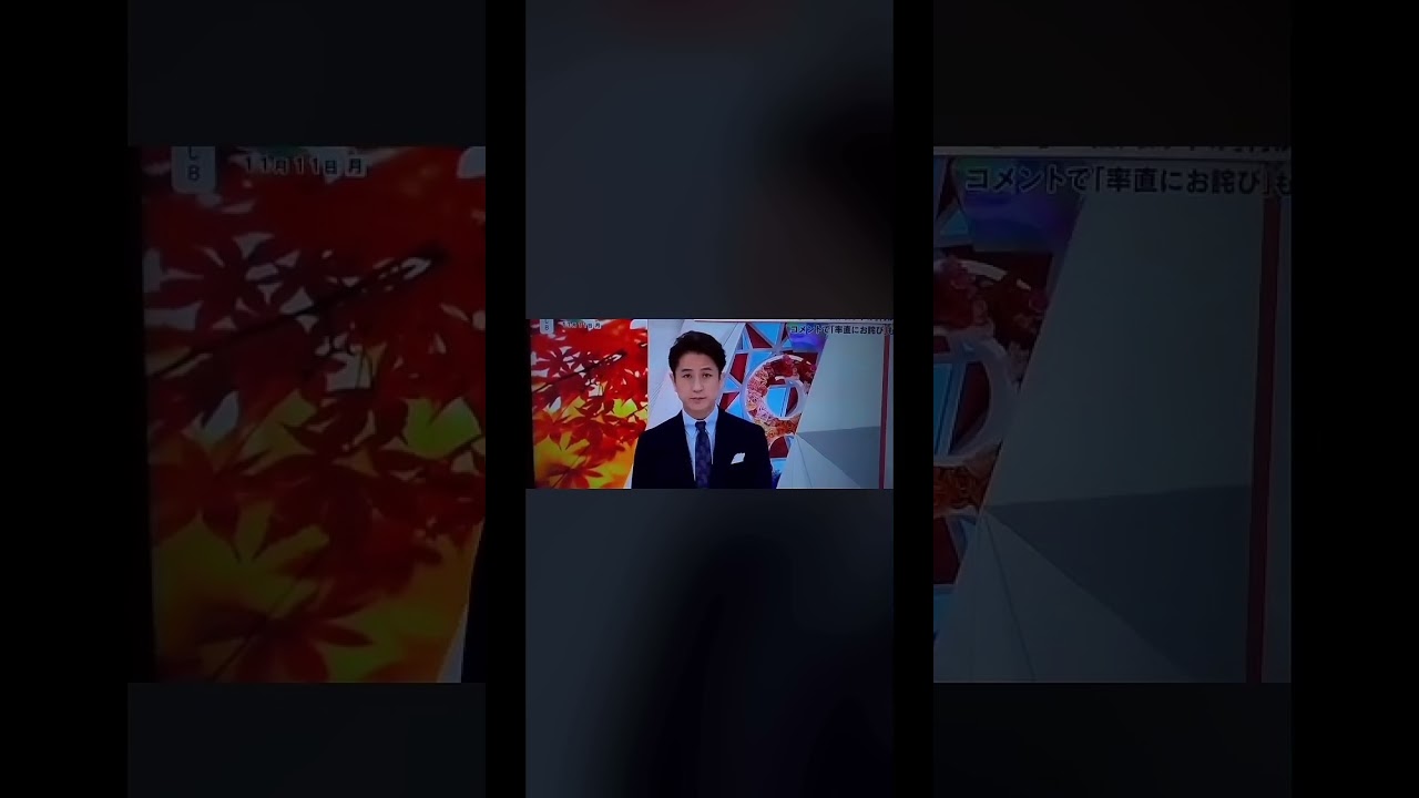 【アクシデント】フジ小室瑛莉子アナ、生放送中に倒れる 谷原章介が慌てて支える #小室アナ #フジテレビ #めざまし8 #shorts