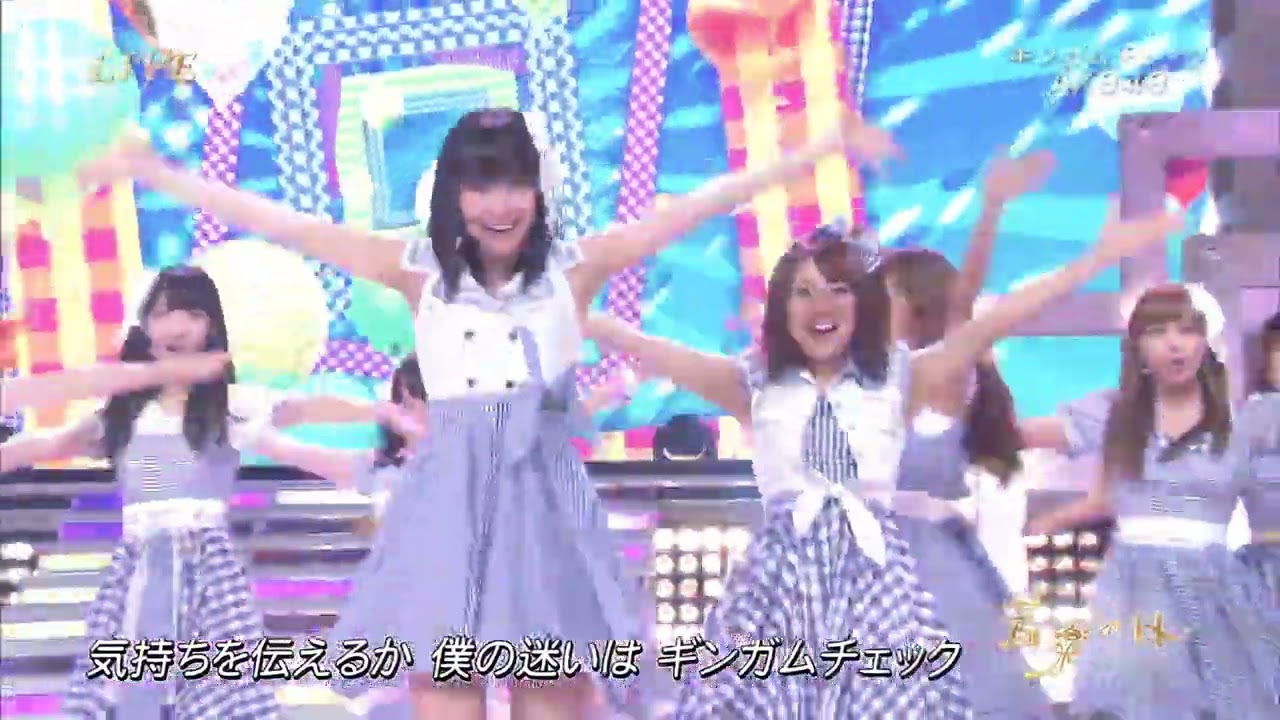AKB48 2012年 音楽の日   ギンガムチェック