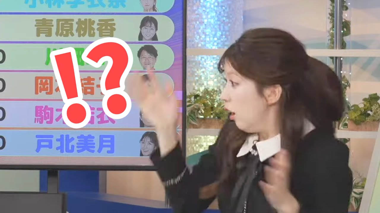 放送中にセットアイテムが倒れる瞬間【小林李衣奈】