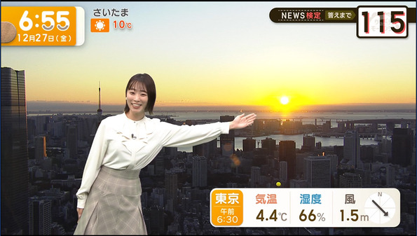 【画像】今日の今井春花さん　12.27