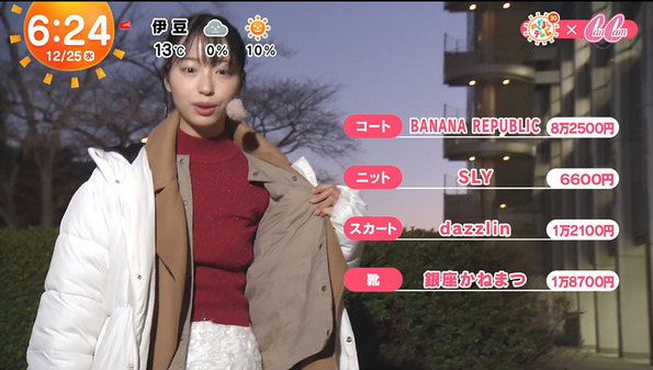 【画像】今日の林佑香さん　12.25