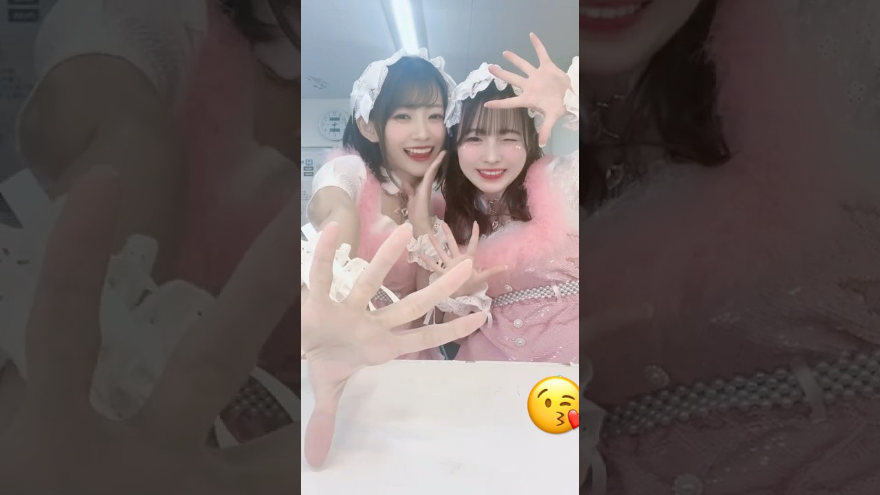 板倉可奈ちゃん💚×梅田みゆちゃん🩵