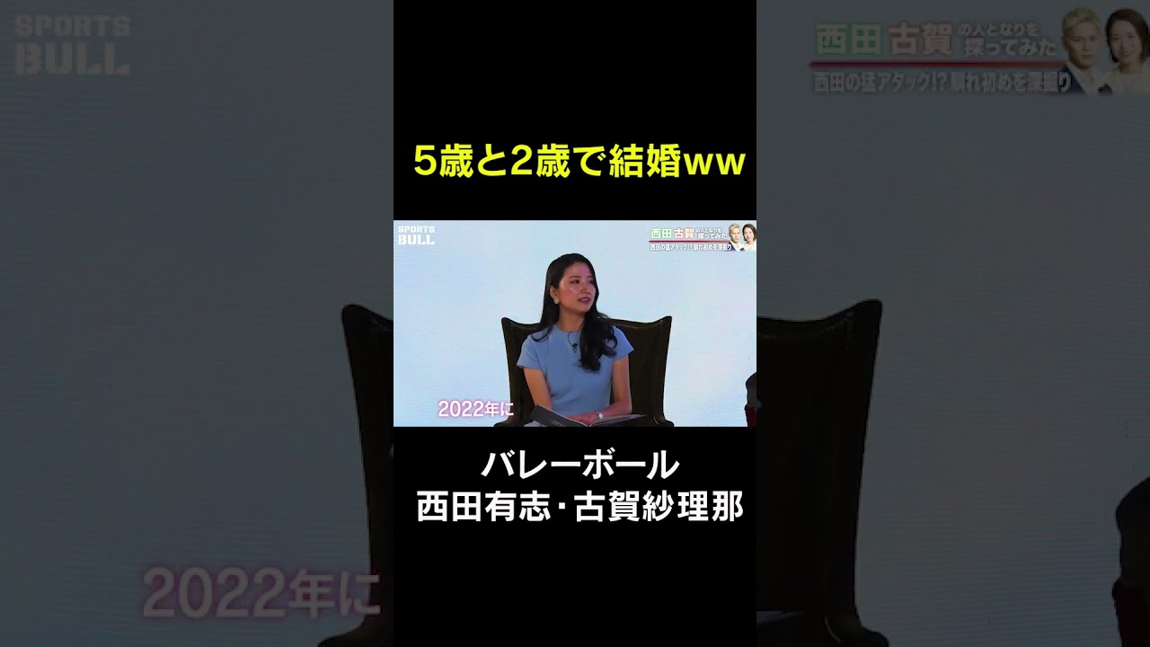 【過去回】5歳と2歳で結婚 #バレーボール #スポーツブル #shotrs