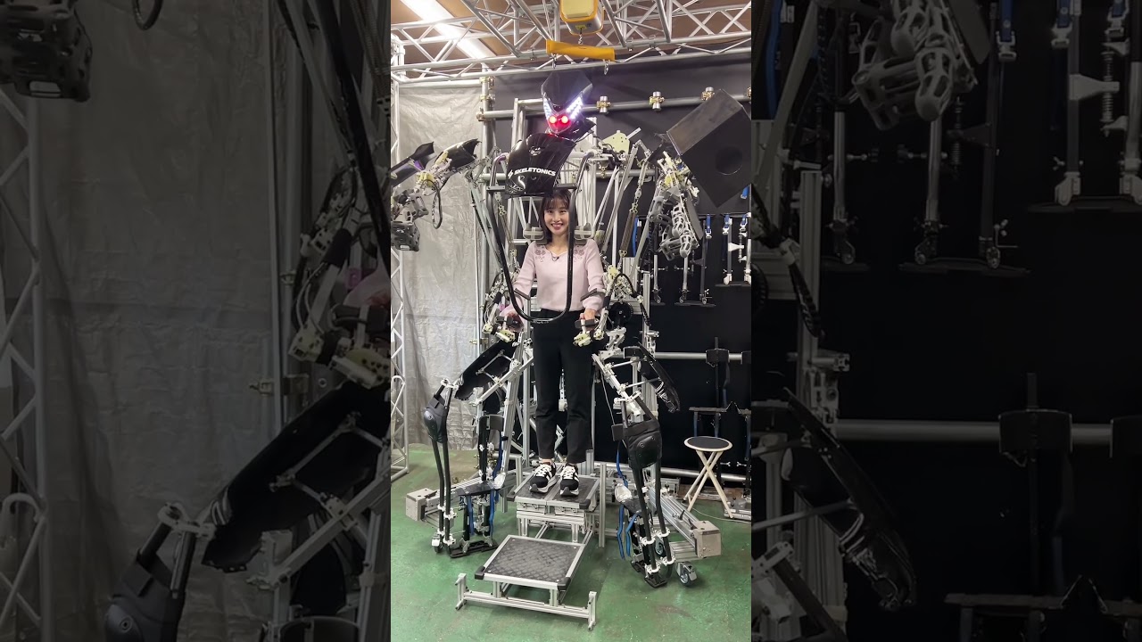 モビルスーツ🤖 #vlog #柴田阿弥 #スケルトニクス #ガンダム #モビルスーツ