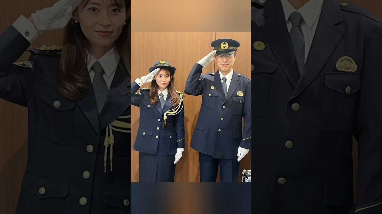 大家彩香通信🖥️昨日は、白石警察署のお仕事でした🙂 友情出演😄大泉洋さん＆村雨美紀😅